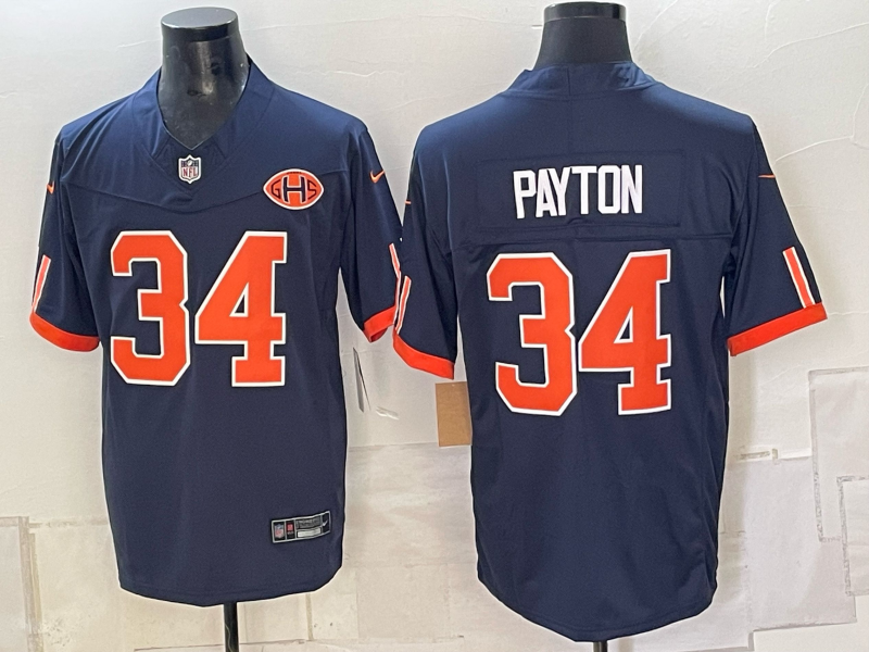 Men 2026 Chicago Bears #34 Payton blue Nike Limited NFL Jersey 0912002